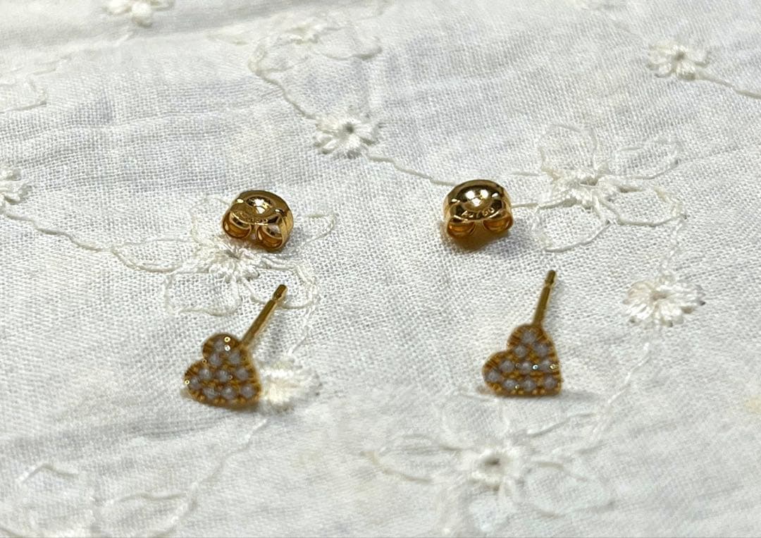 最終お値下げ新品未使用アーカーハートパヴェピアス