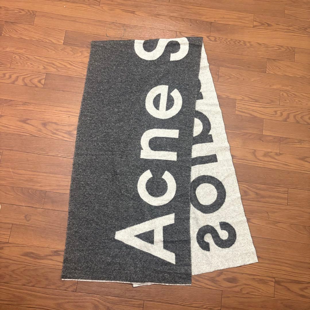 Acne Studios アクネストゥディオズ マフラー ストール ロゴ