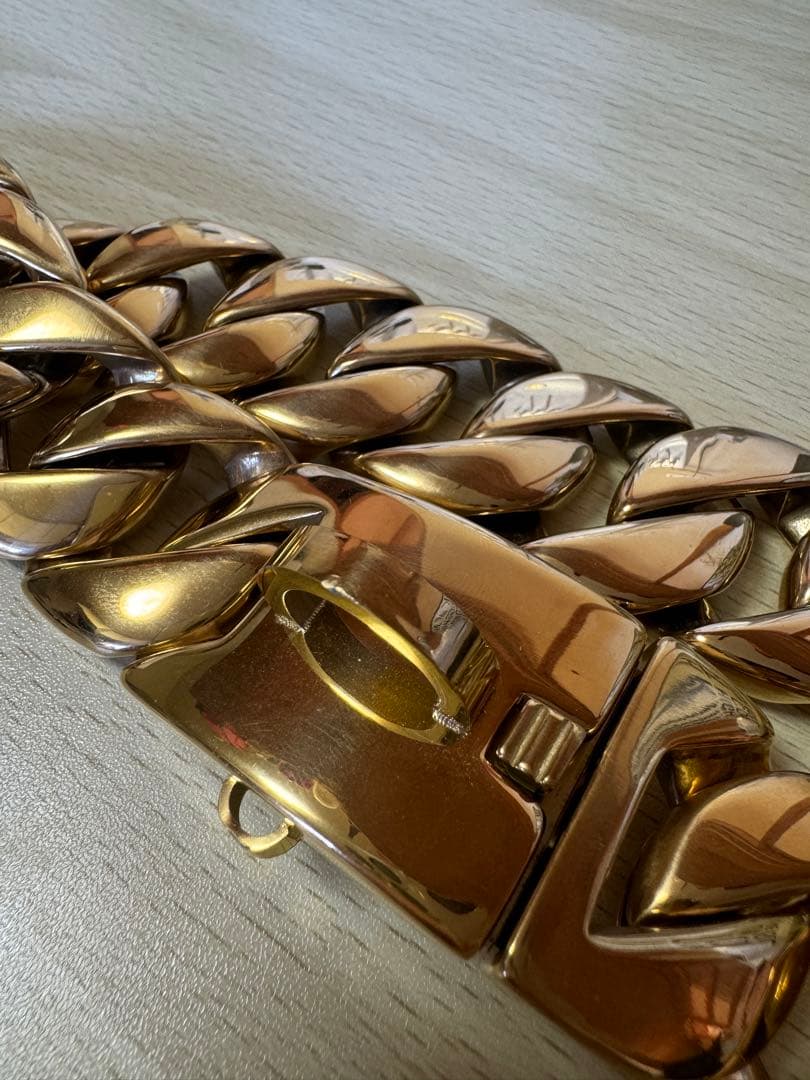 ステンレス2面喜平 犬用首輪