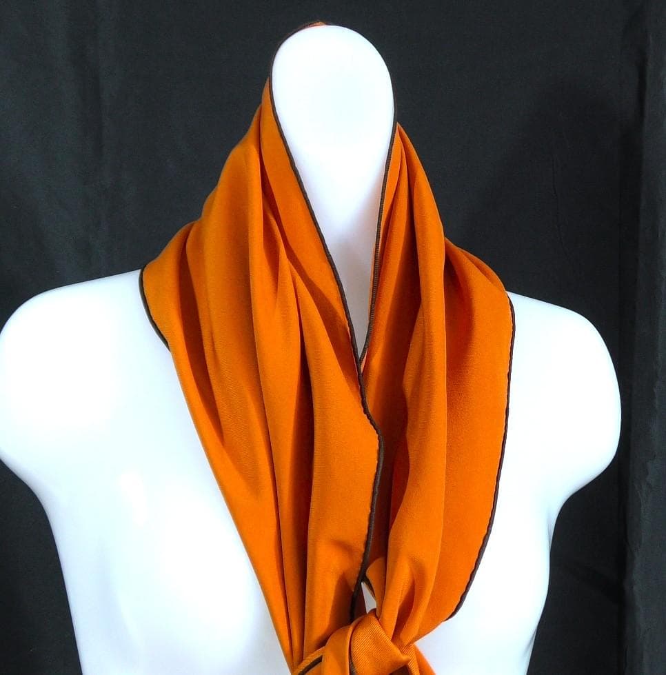 HERMES エルメス　スカーフ ロサンジュ　D453