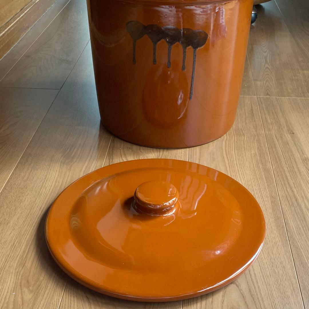 常滑焼の「久松窯 食品保存容器 5号 切立