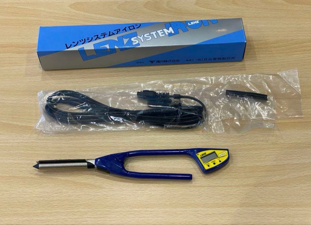 レンツアイロン　10ミリ　丸　理容　櫛　コーム　本鼈甲　ベーク