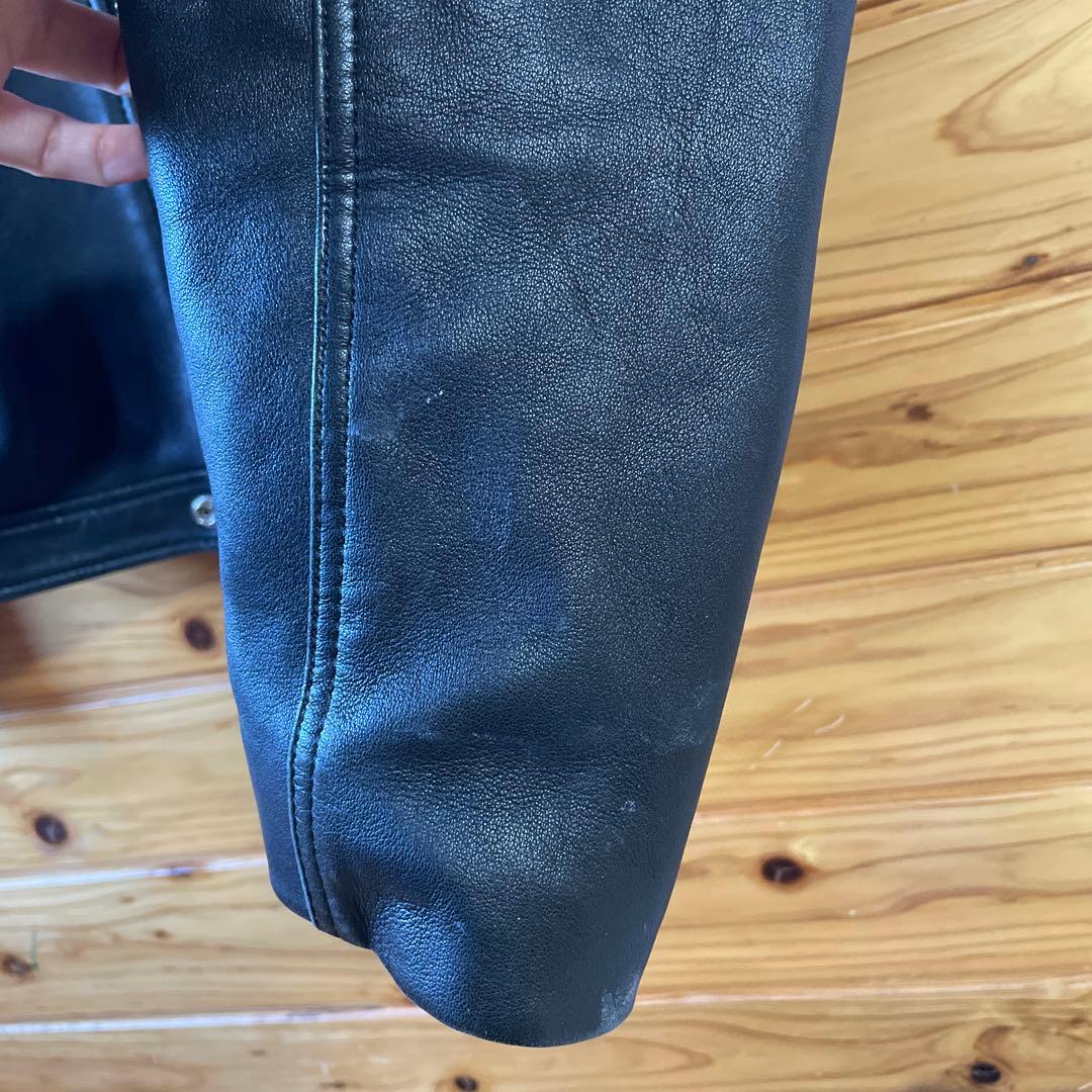 ディーゼル　ライダース　羊革　L