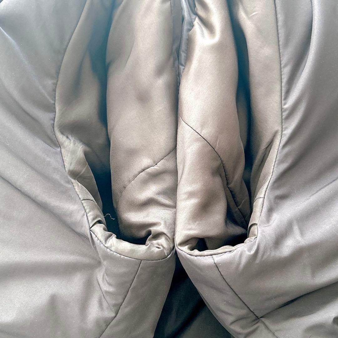 高級✨ヒューゴボス　カシミヤ混レイヤードチェスターコート　ロゴプレートウール黒L