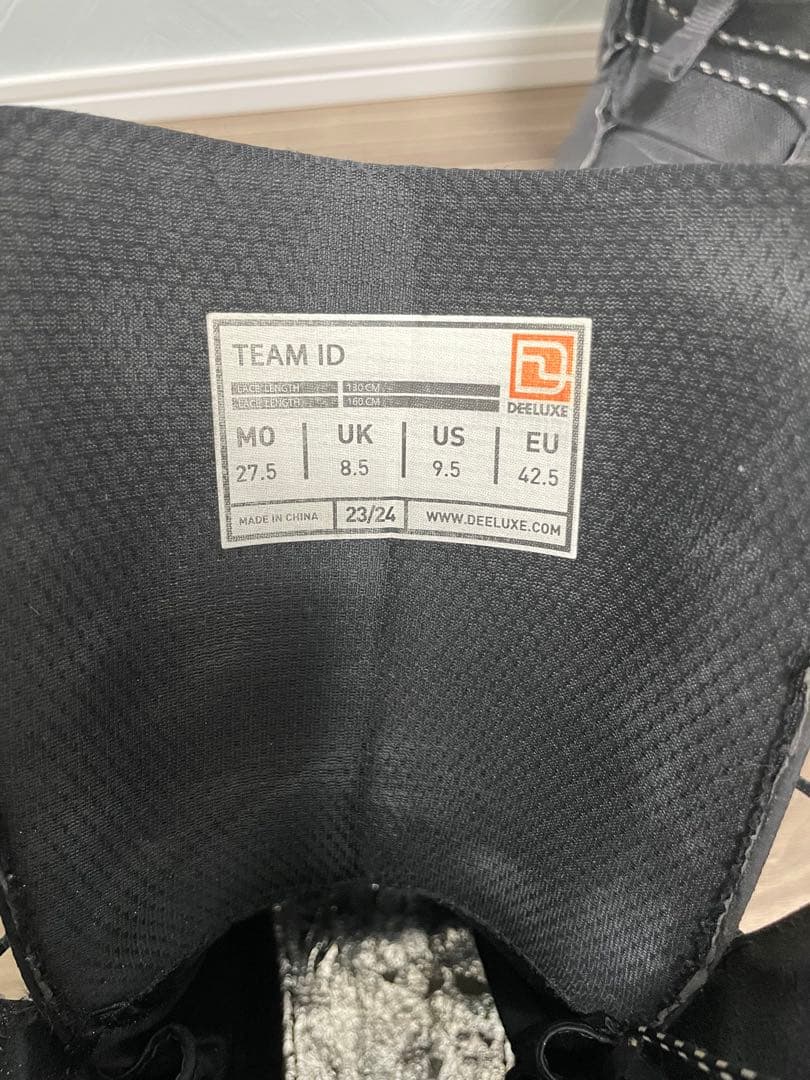 DEELUXE スノーボード　ブーツ グラトリ　ブラック TEAM ID
