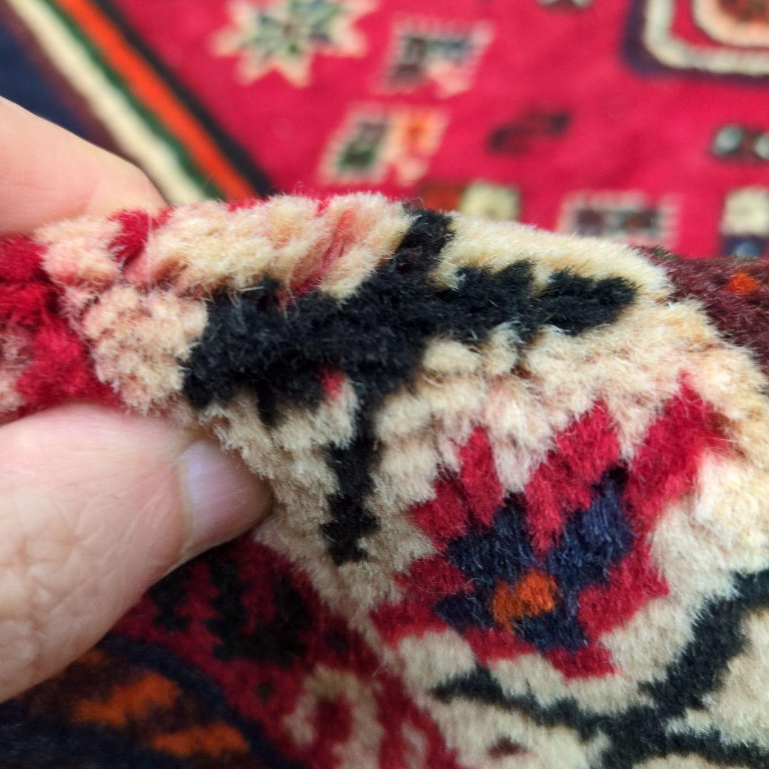 ペルシャ絨毯　シ－ラーズ産 147x117 クリーニング済 shiraz