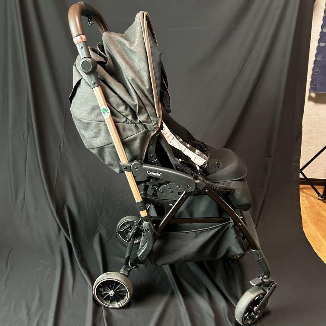 【美品】コンビ スゴカルminimo plus エッグショック レーヴグレー