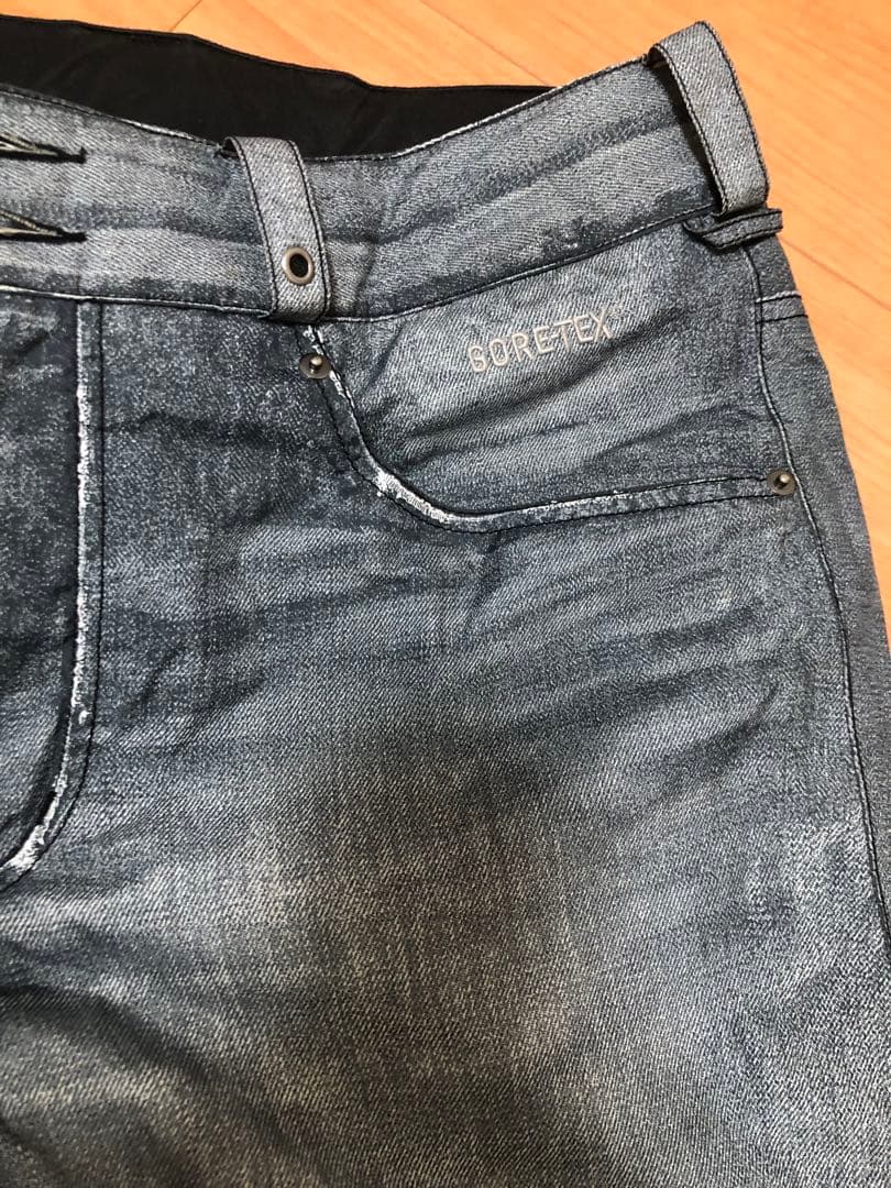 バートン　GORE-TEX ビンテージデニム　プリントパンツ　サイズL