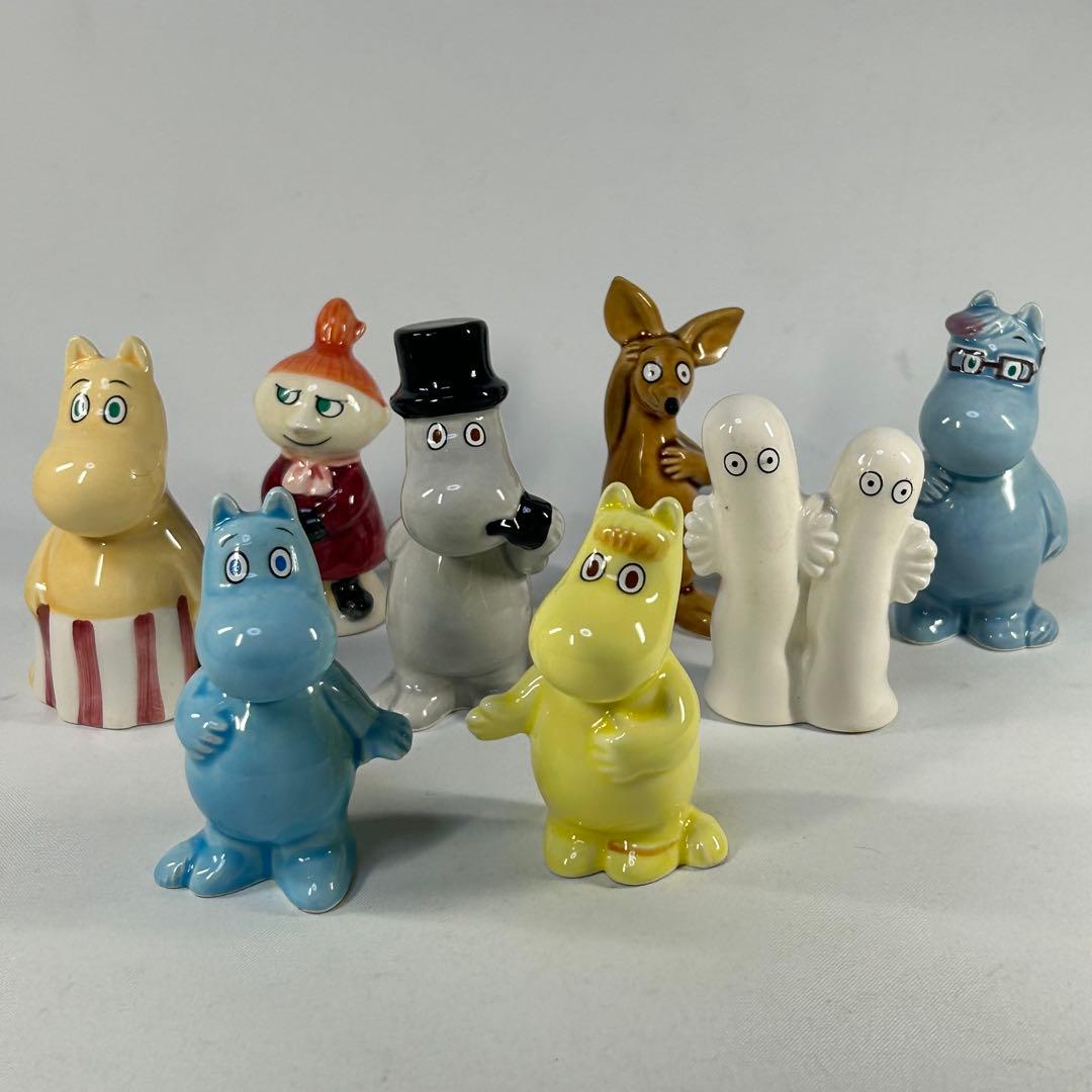 ムーミン　陶器製　置物　8点セット