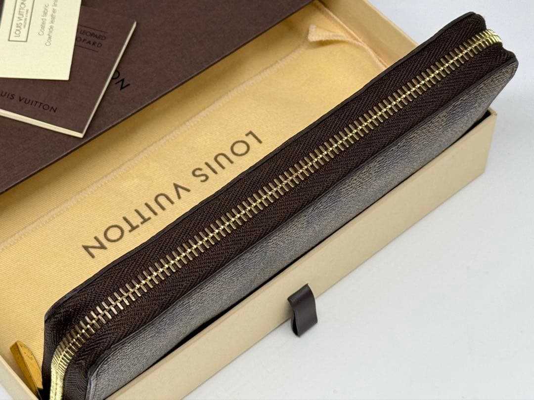極美品！LOUIS VUITTONルイヴィトン　ダミエ　ジッピーウォレット長財布
