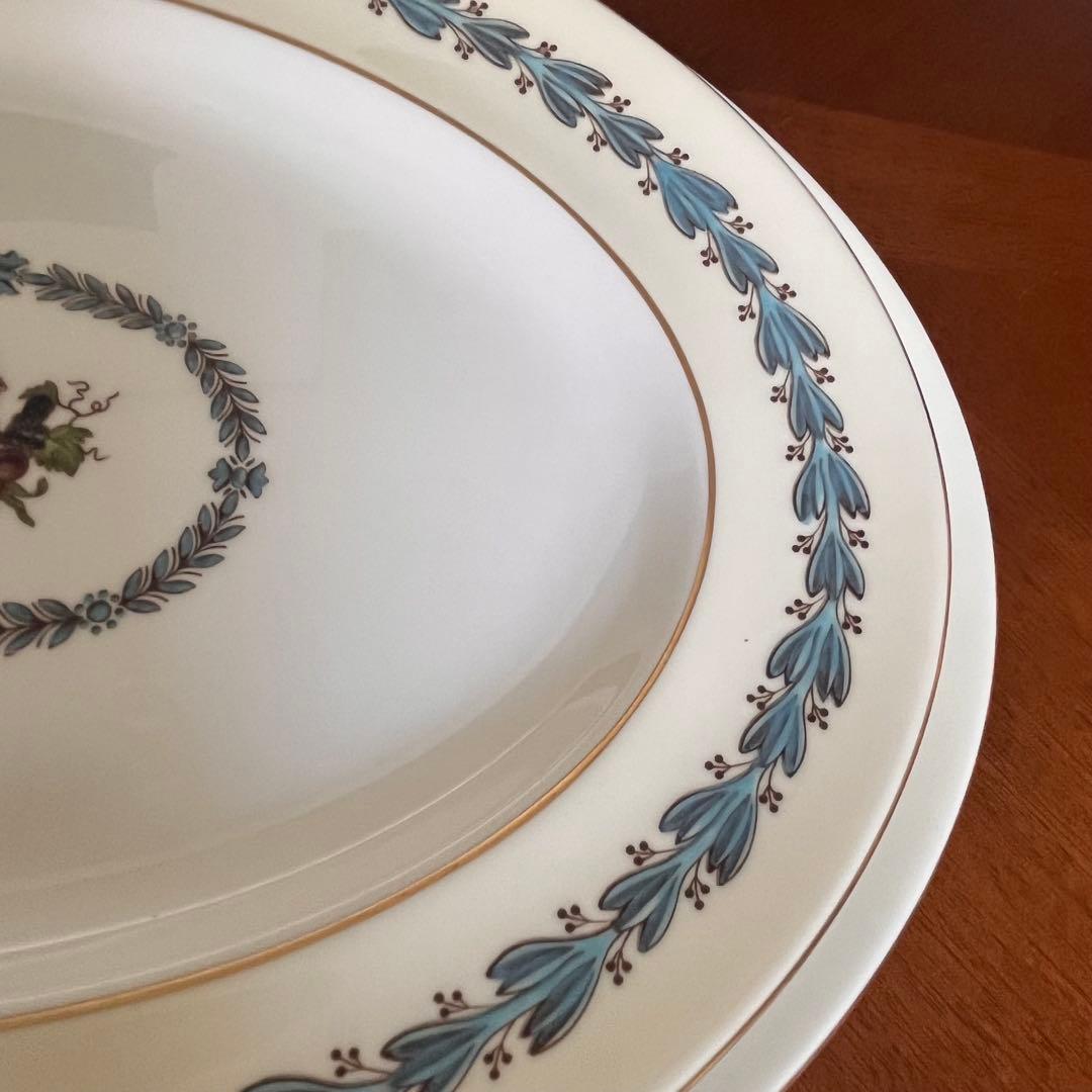 【黒壺美品】英国製　ウェッジウッド★アップルドア★パーティプレート　2枚