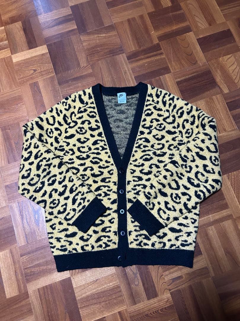 Nike カーディガン ヒョウ柄 L