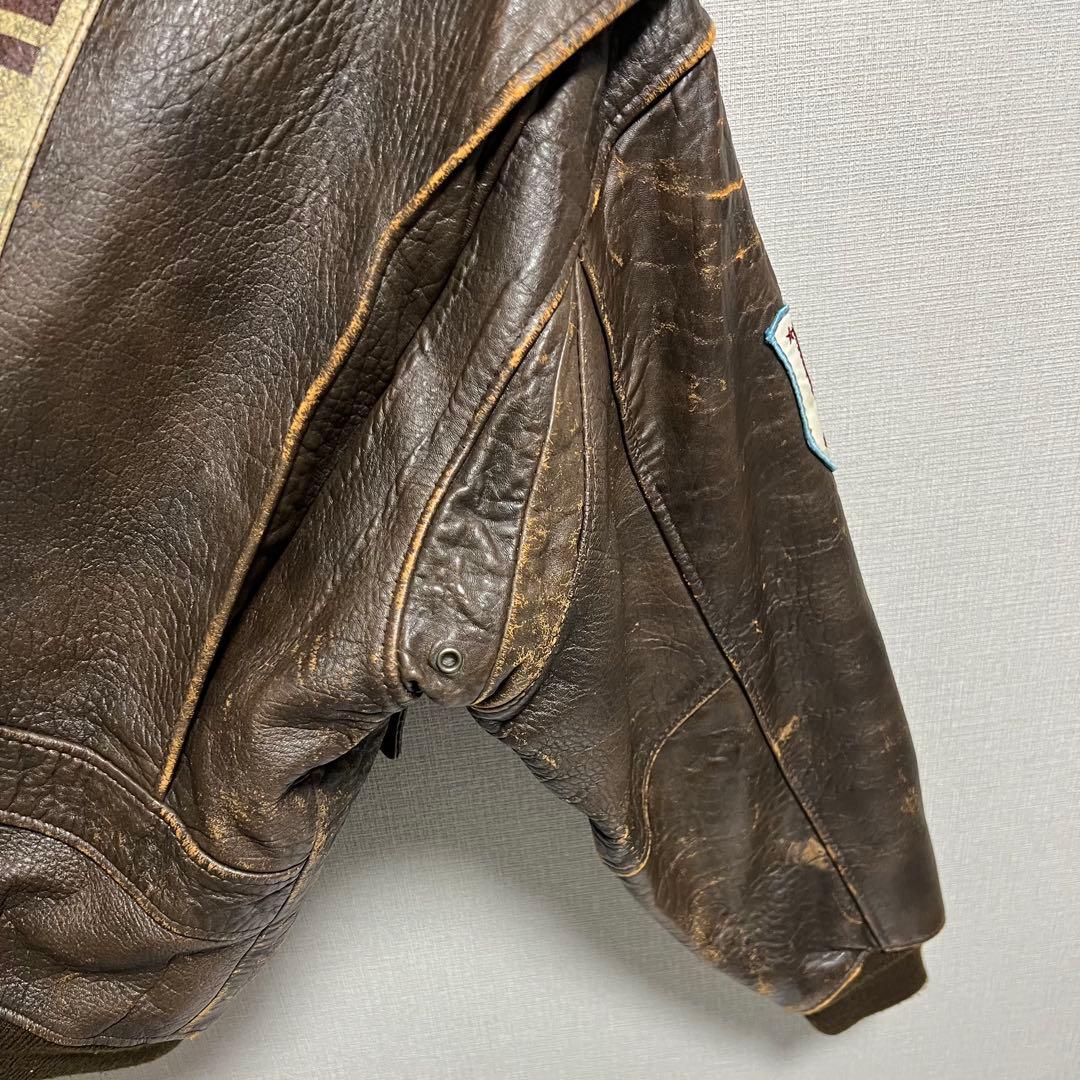 1988 AVIREX G-1 ワッペン フライトジャケット U.S.NAVY