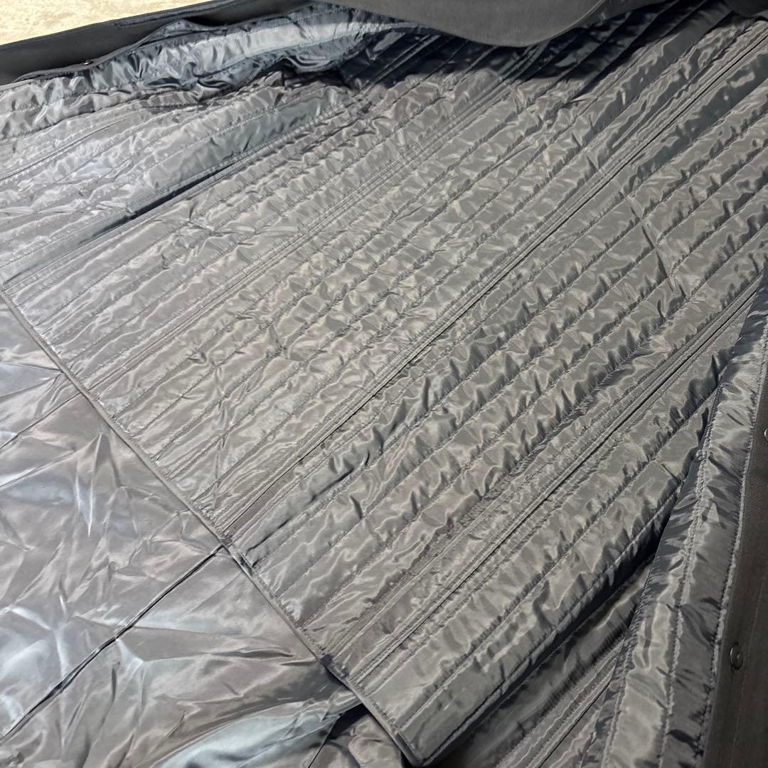 【美品】お受験 高級ロングコート S ネイビー 紺 エスコミュール小学校、幼稚園