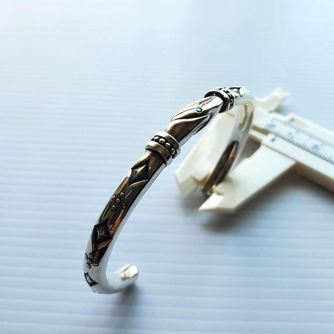 アクアフォーティス　シルバー　バングル　ブレスレット　アクセサリー