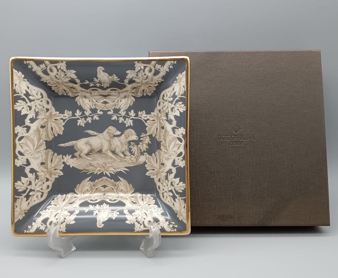 パテック フィリップ リモージュ スクエアプレート 飾り皿 2018