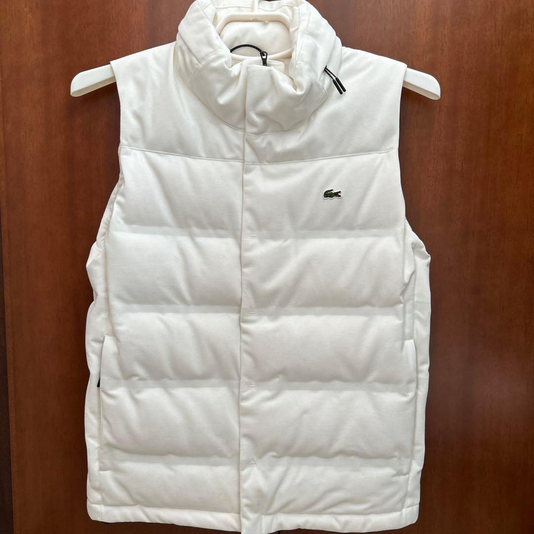 Lacoste ホワイト ダウンベスト