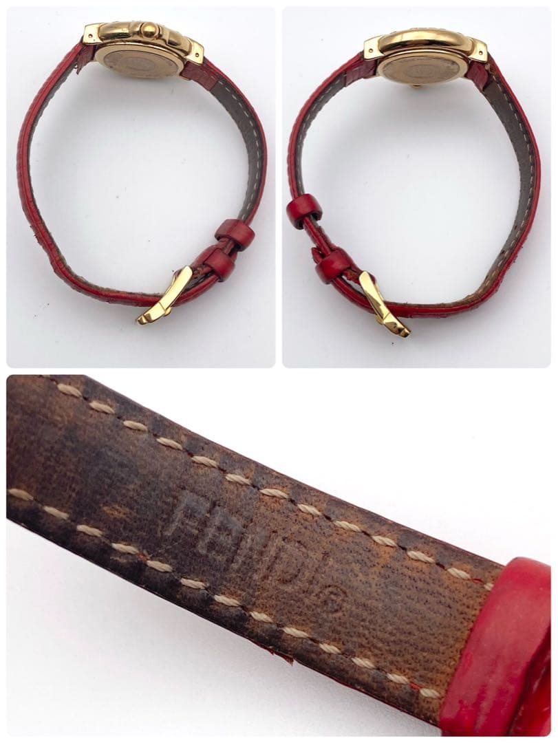 【稼働品】FENDI クォーツ ゴールド 腕時計￼￼￼ 430L 新品電池