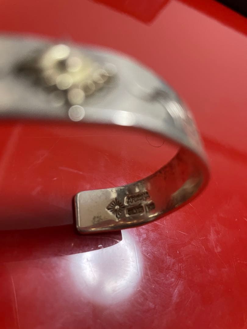 ARIZONA FREEDOM バングル K18大太陽神 唐草 SV925