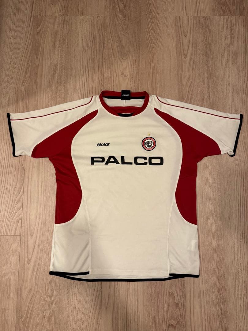 PALACE PRO TEAM サッカージャージMサイズ ホワイト/レッド