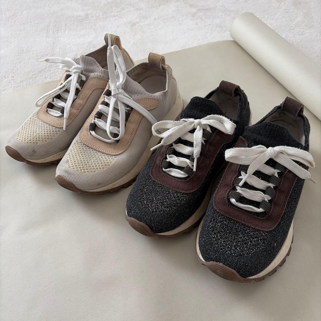 【特価】ブルネロクチネリ　スニーカー2足セット