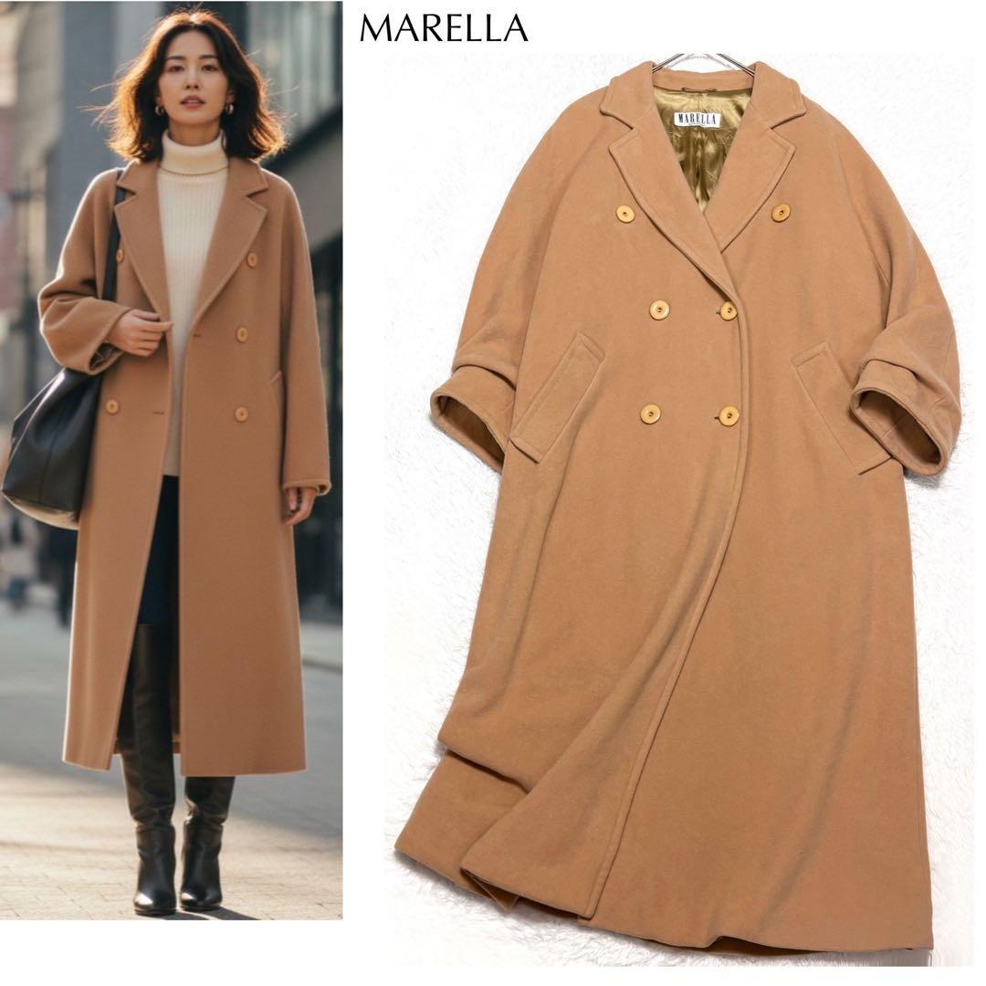 マックスマーラ スーパーロング バージンウール コート 大きいサイズ 上品 高級