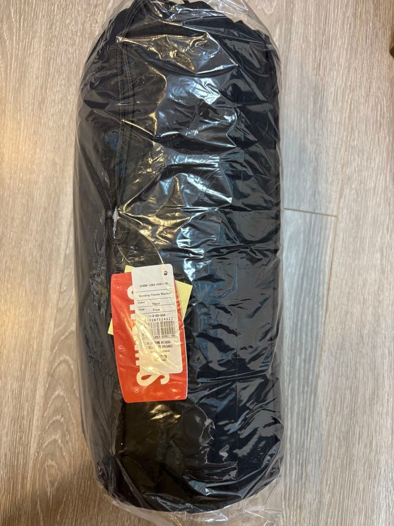 CHUMS ボンディングフリースブランケット ブラック フリーサイズ