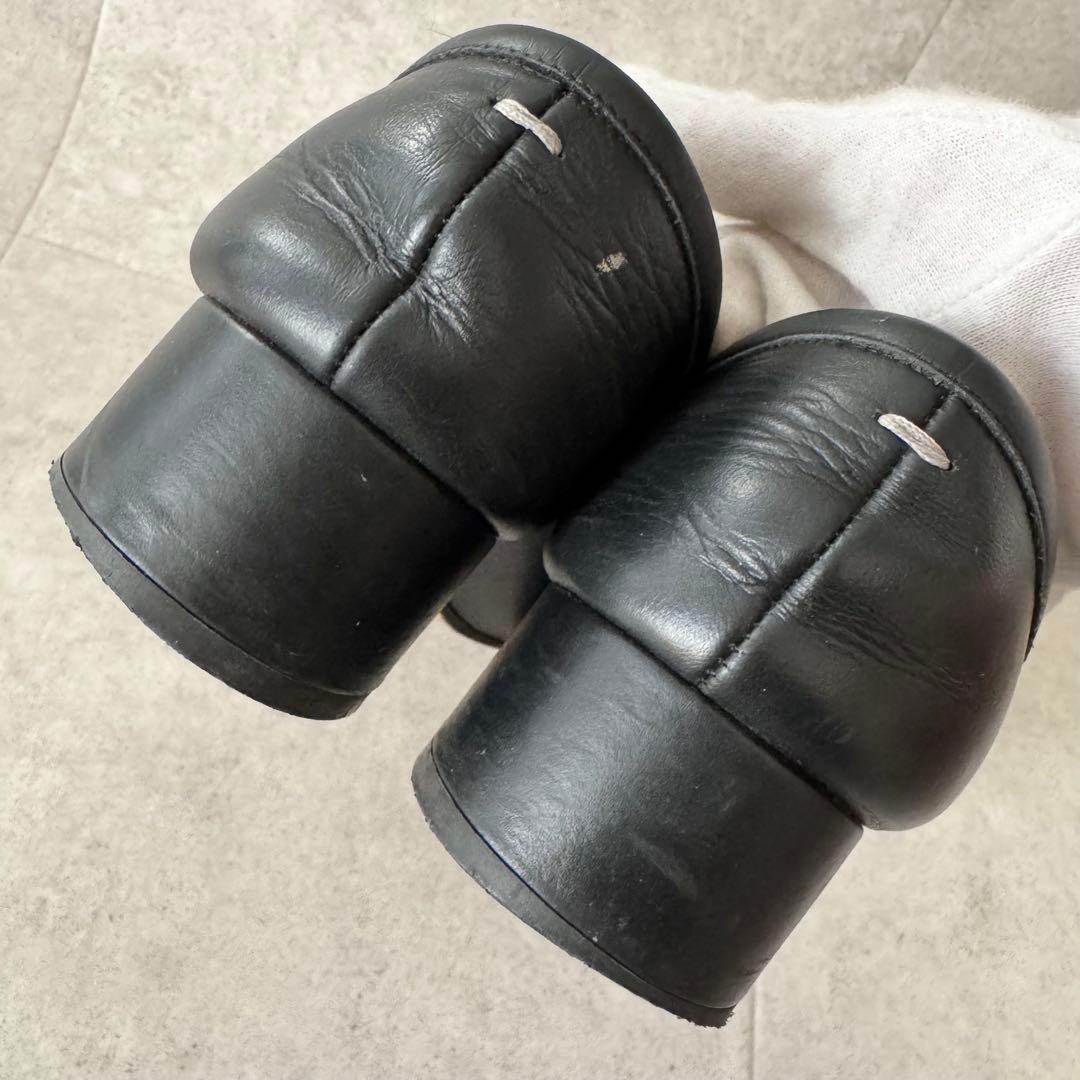 メゾンマルジェラ　TABI　足袋　タビ　パンプス　ヒール　黒　レザー　38