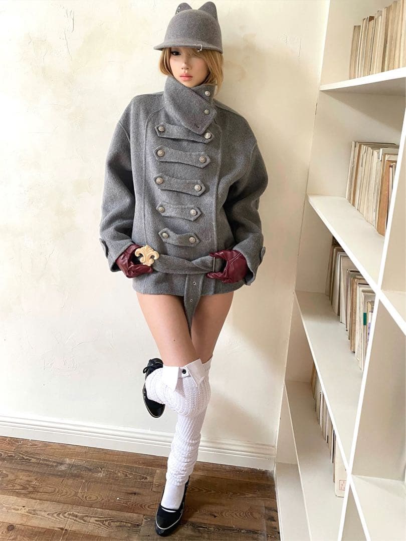 nite alcoveアイボリー装飾ヘアピンセット（4個セット）