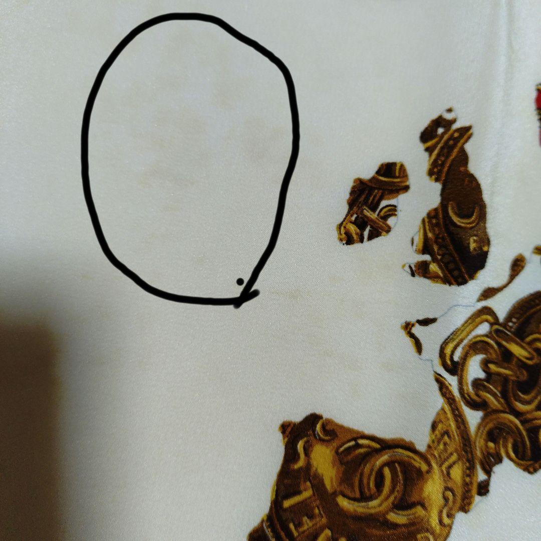 CHANEL 宝石地球儀デザイン シルクスカーフ