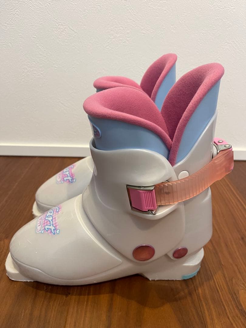 Elan スキー板 ストック ブーツ 3点セット ジュニア 子供用 ベルト付き