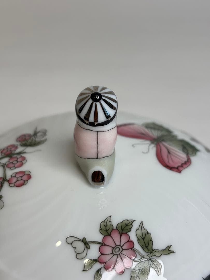 HEREND ヘレンド　ヴィクトリアプラチナ　マンダリンボンボン　小物入れ