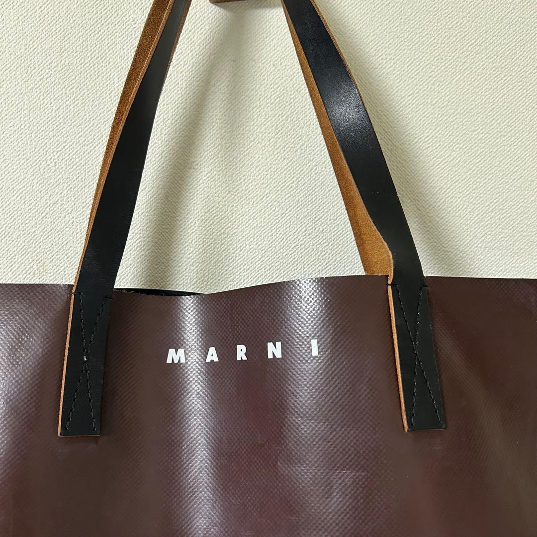 希少』MARNI PVC TRIBECA HORIZONTAL TOTE BAG