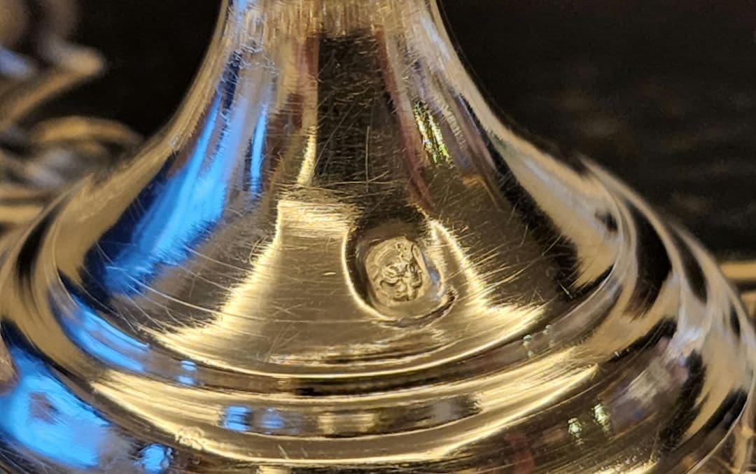 純銀 エッグカップ ソリッドシルバー スターリング アンティーク