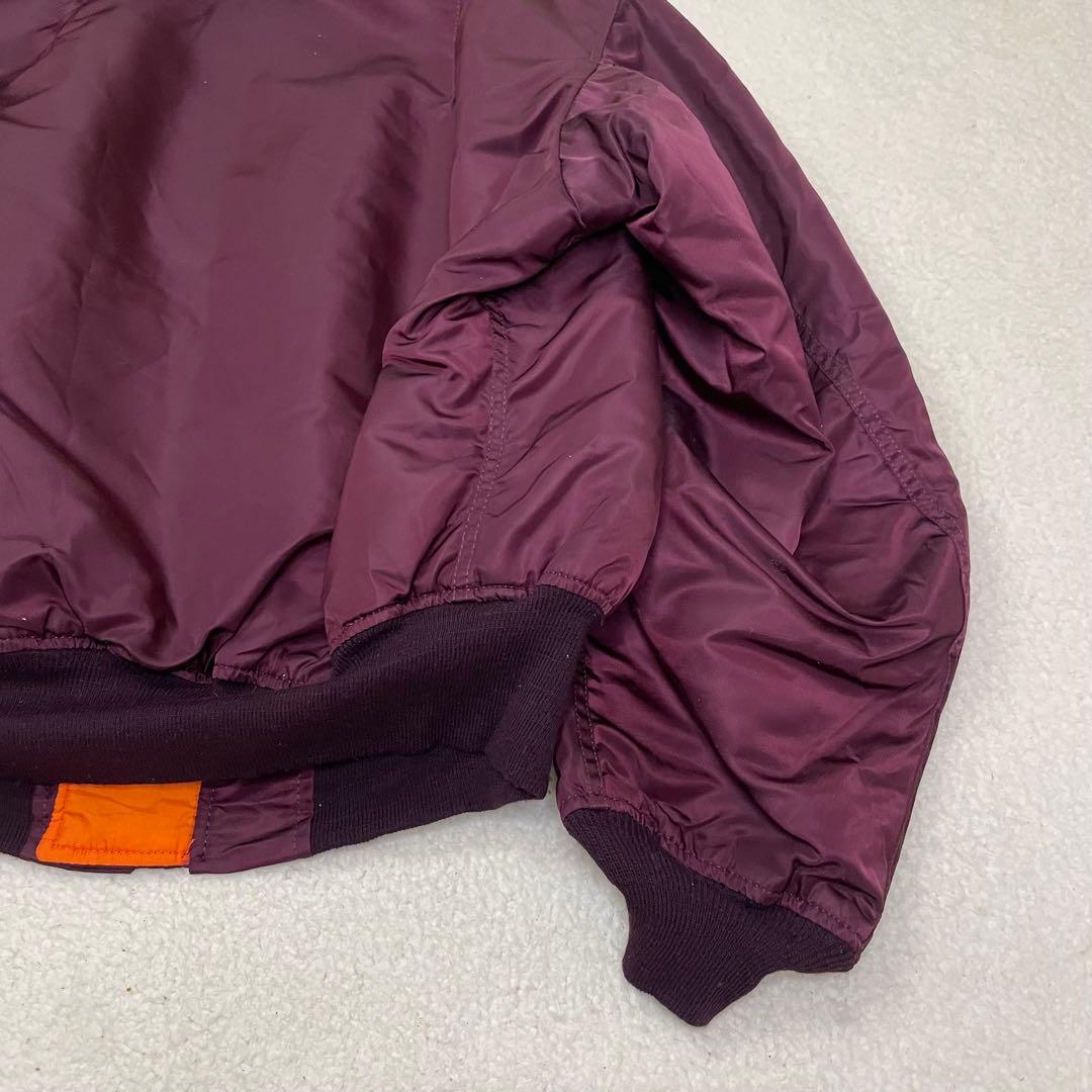 旧タグ USA製 ALPHA アルファ MA-1 フライトジャケット 短丈 XL