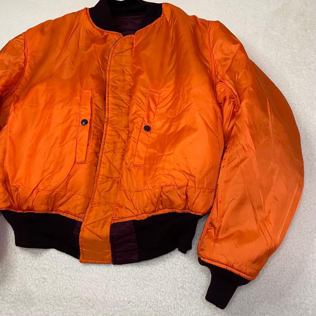 旧タグ USA製 ALPHA アルファ MA-1 フライトジャケット 短丈 XL