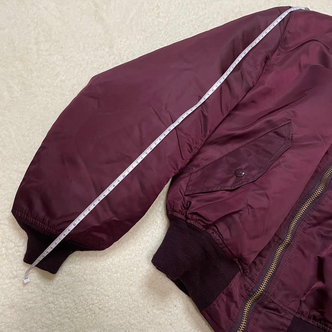 旧タグ USA製 ALPHA アルファ MA-1 フライトジャケット 短丈 XL