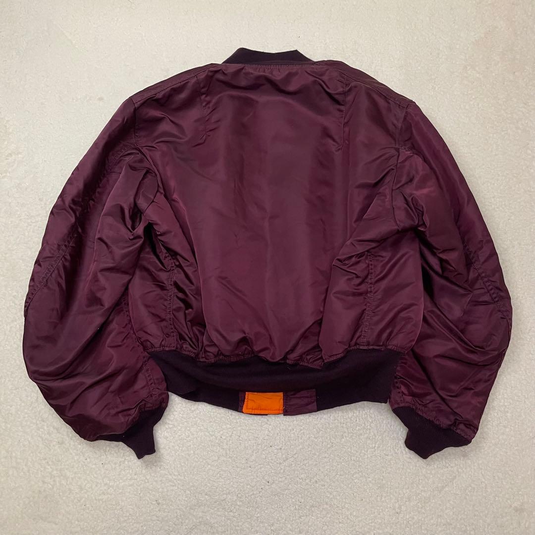 旧タグ USA製 ALPHA アルファ MA-1 フライトジャケット 短丈 XL