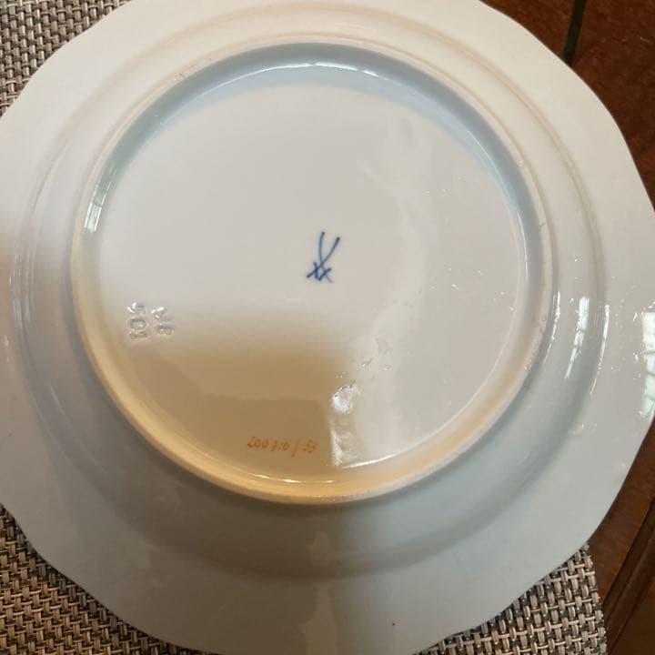 レア　手描きマイセン　ケーキ皿　3枚　セット