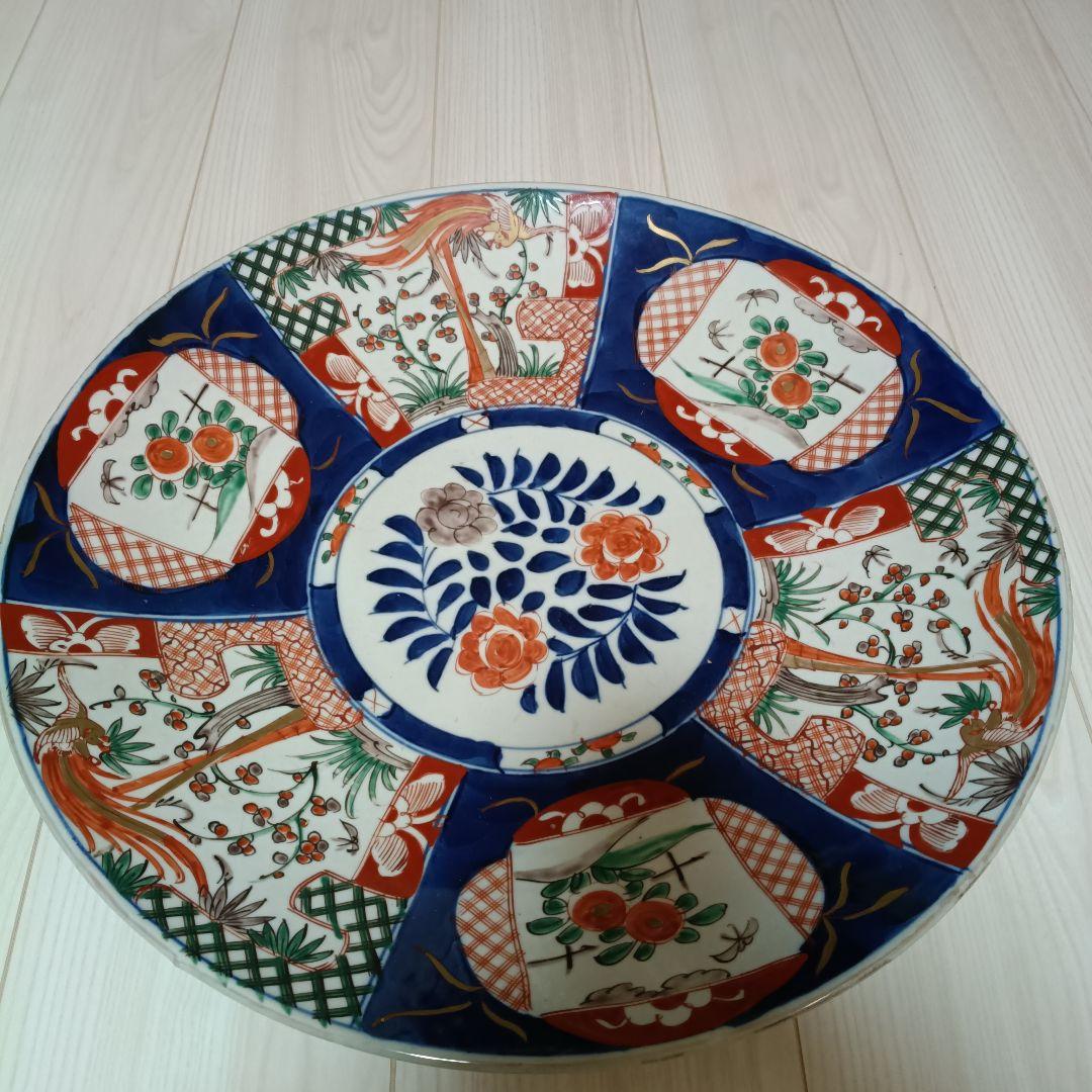 古伊万里 　大皿　飾皿　直径約４５cm