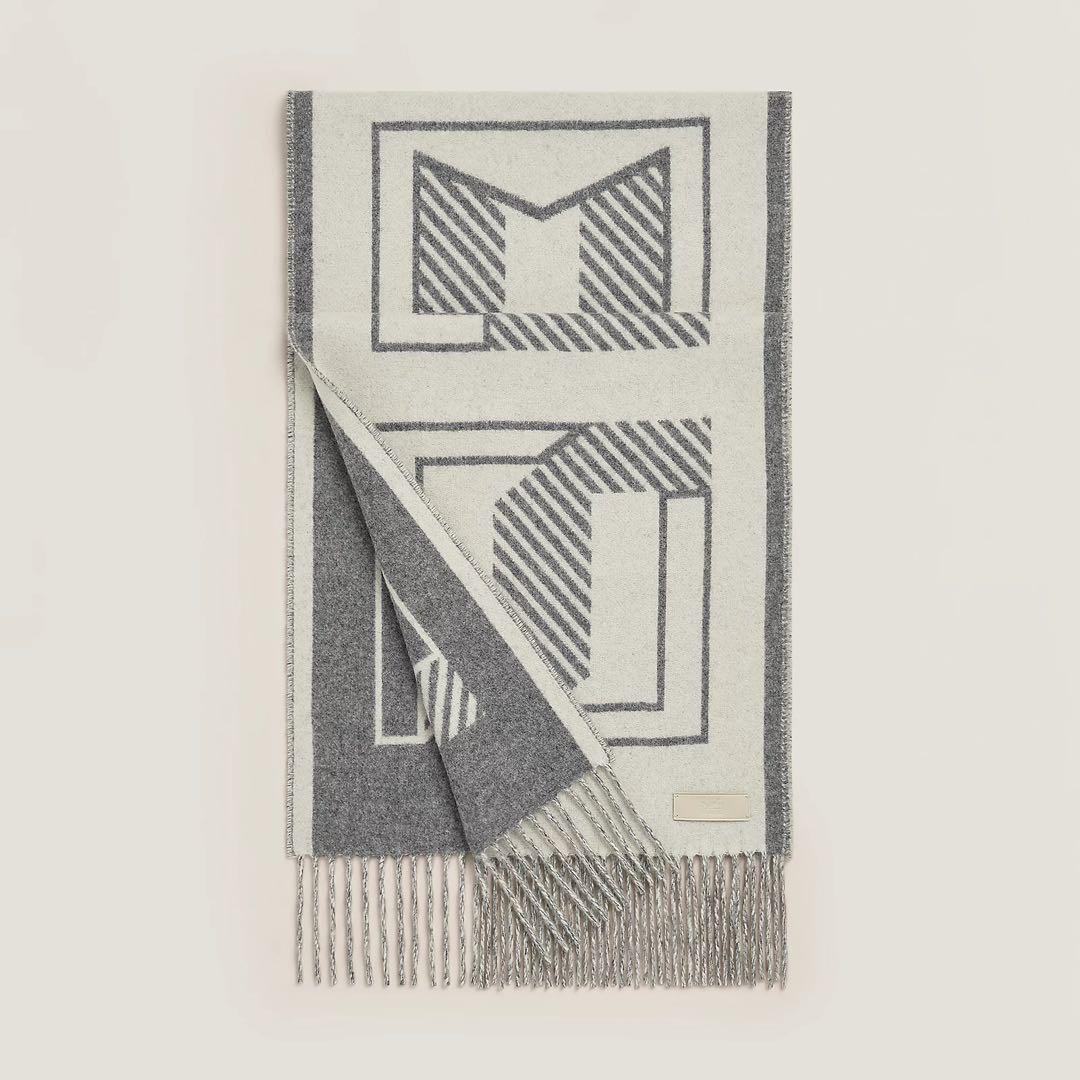 エルメス　カシミヤマフラー《レトル・オ・カレ》　新品未使用品