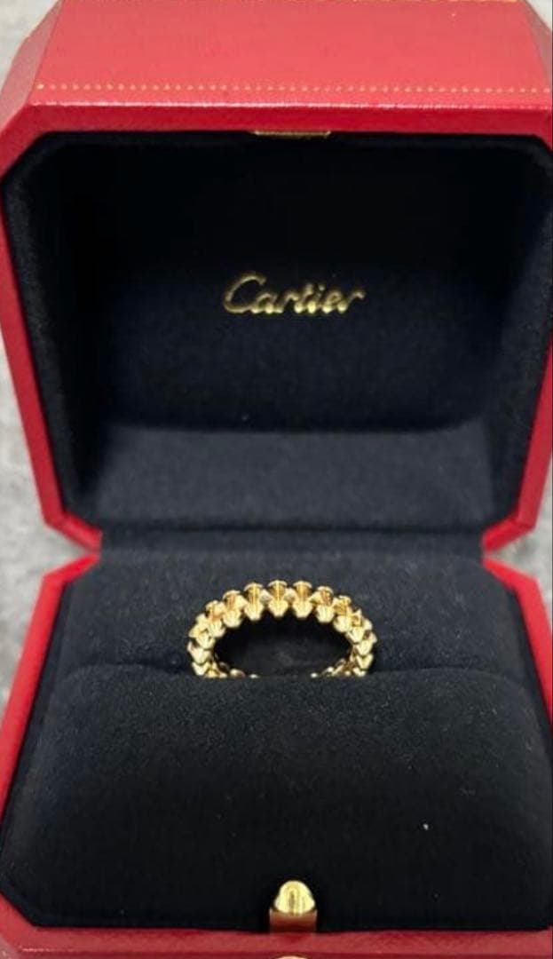 【値下げ】Cartier クラッシュドゥカルティエ　 53 YG リング