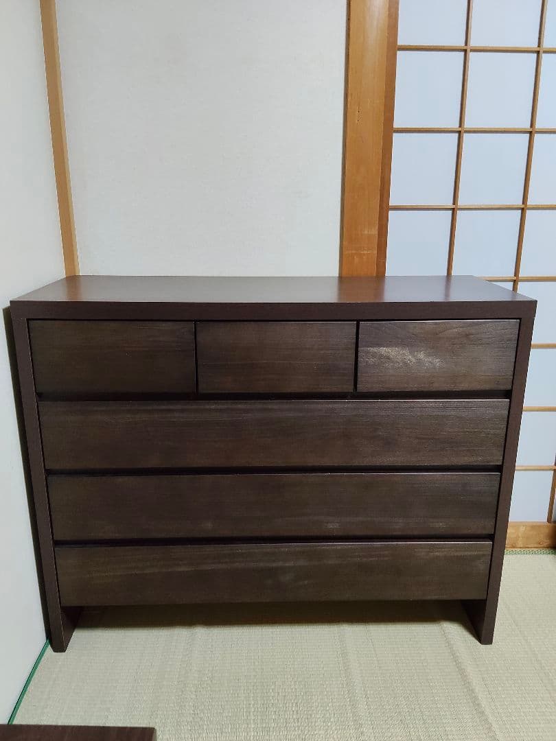 チェスト　リアンシリーズ　日本製　ブラウン