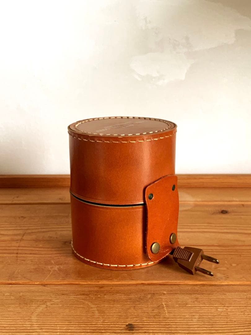 1960s ミッドセンチュリー　ビンテージ　レザー　ランプ　照明　電気スタンド