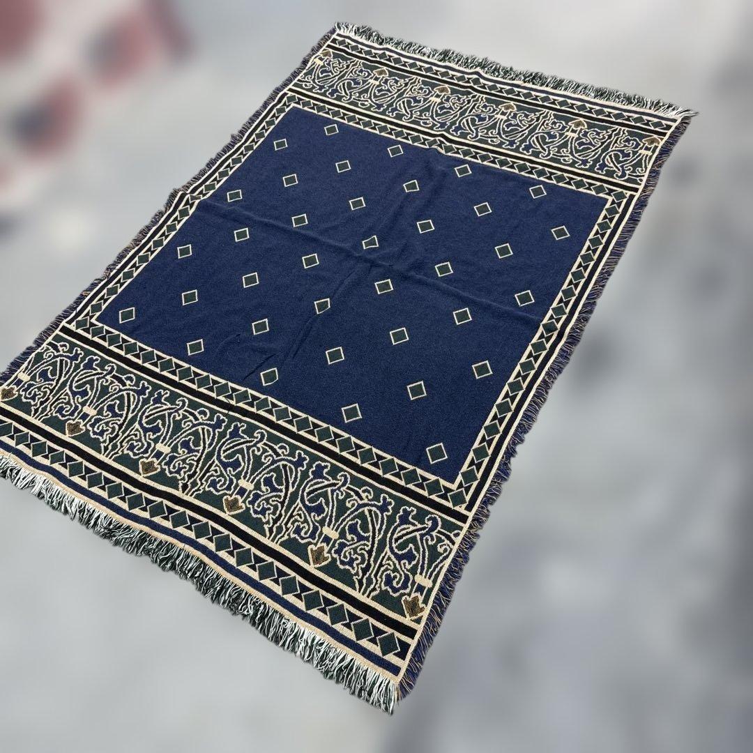 柄　マルチカバー　ソファーカバー　ヴィンテージラグ180x118