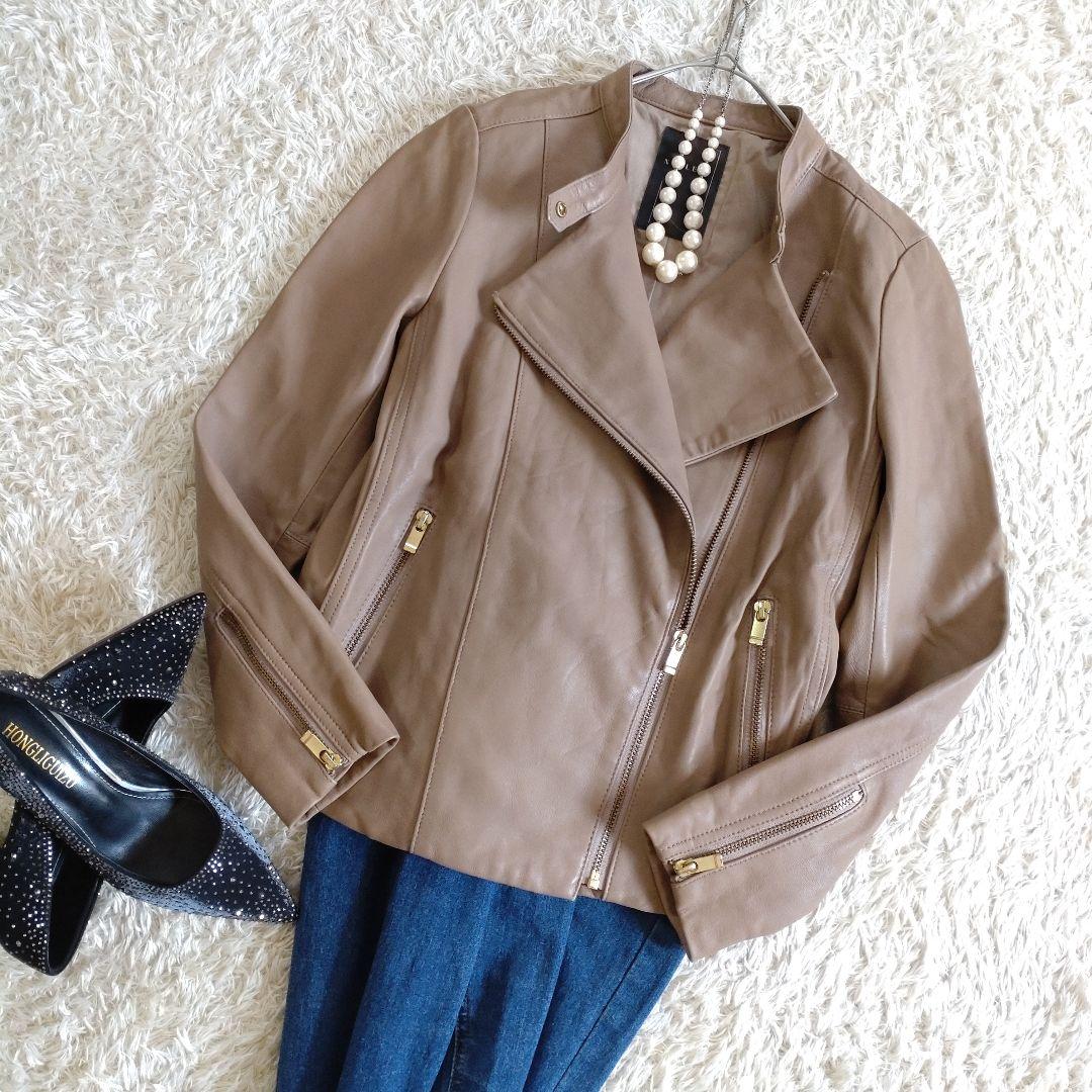 NOBLE　ソフトラムレザー　ダブルライダースジャケット