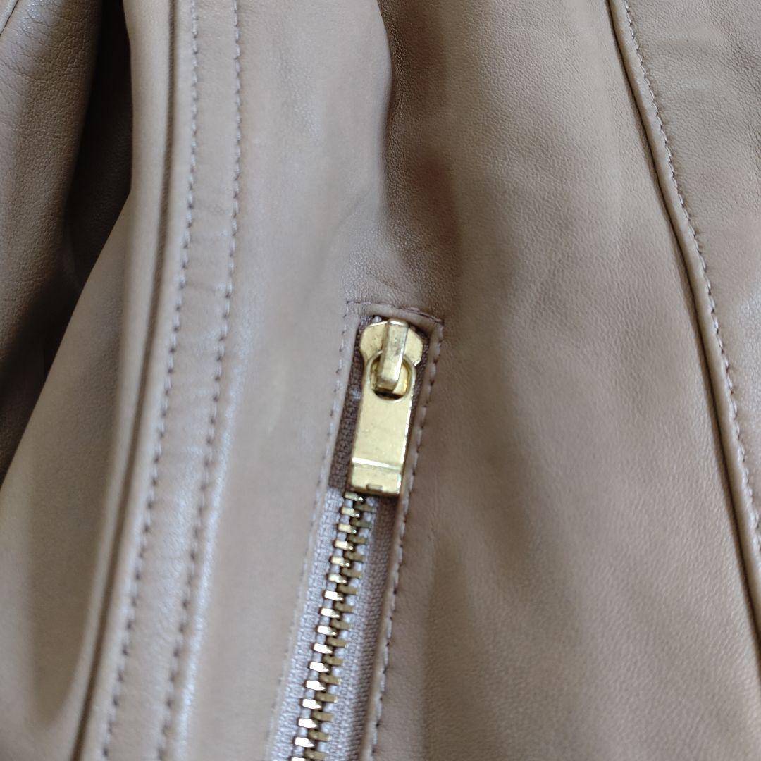 NOBLE　ソフトラムレザー　ダブルライダースジャケット