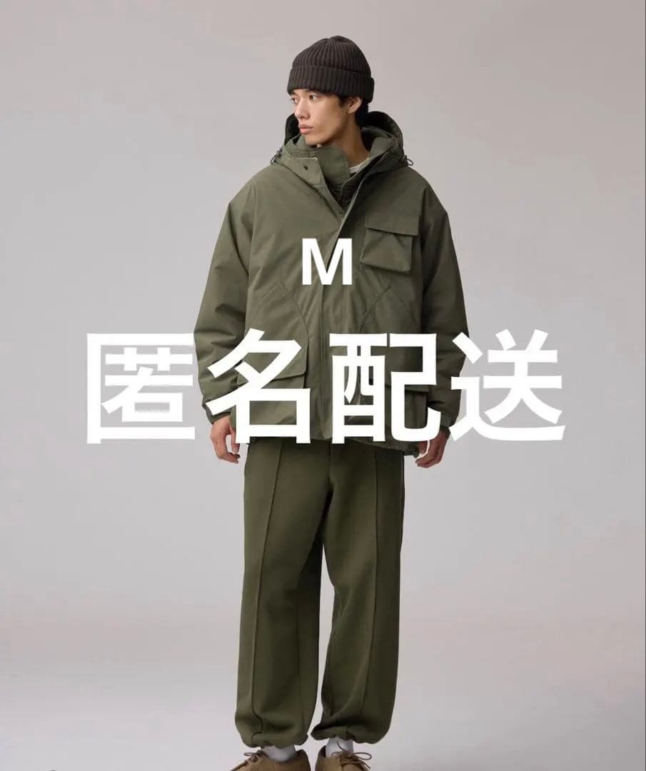 GU エンジニアドガーメンツ　パデッドシェルパーカー　オリーブ　M