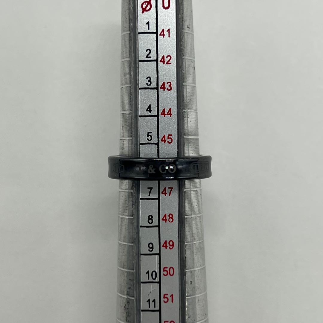 ティファニー TIFFANY 1837 ナロー リング 6号 チタン TI