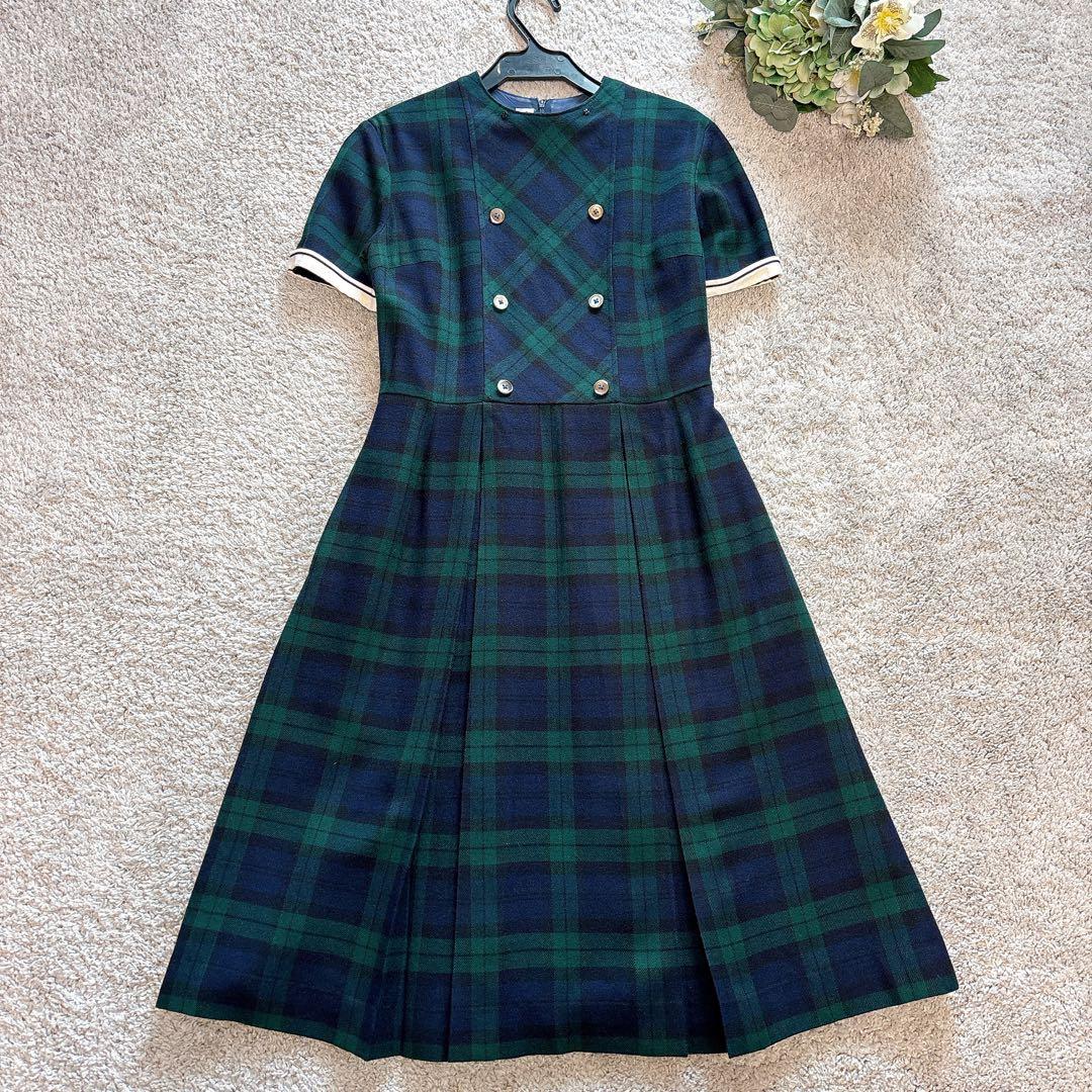 ファミリア　ワンピース＆カーディガンセットアップ　160サイズ　チェック